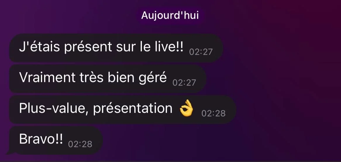 Témoignage coaching
