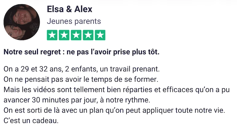 Avis Elsa et Alex